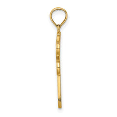 14K Multi Color Enamel Dragonfly Charm