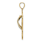 14K Enamel Palm Tree Beach Scene Flip-Flop Charm