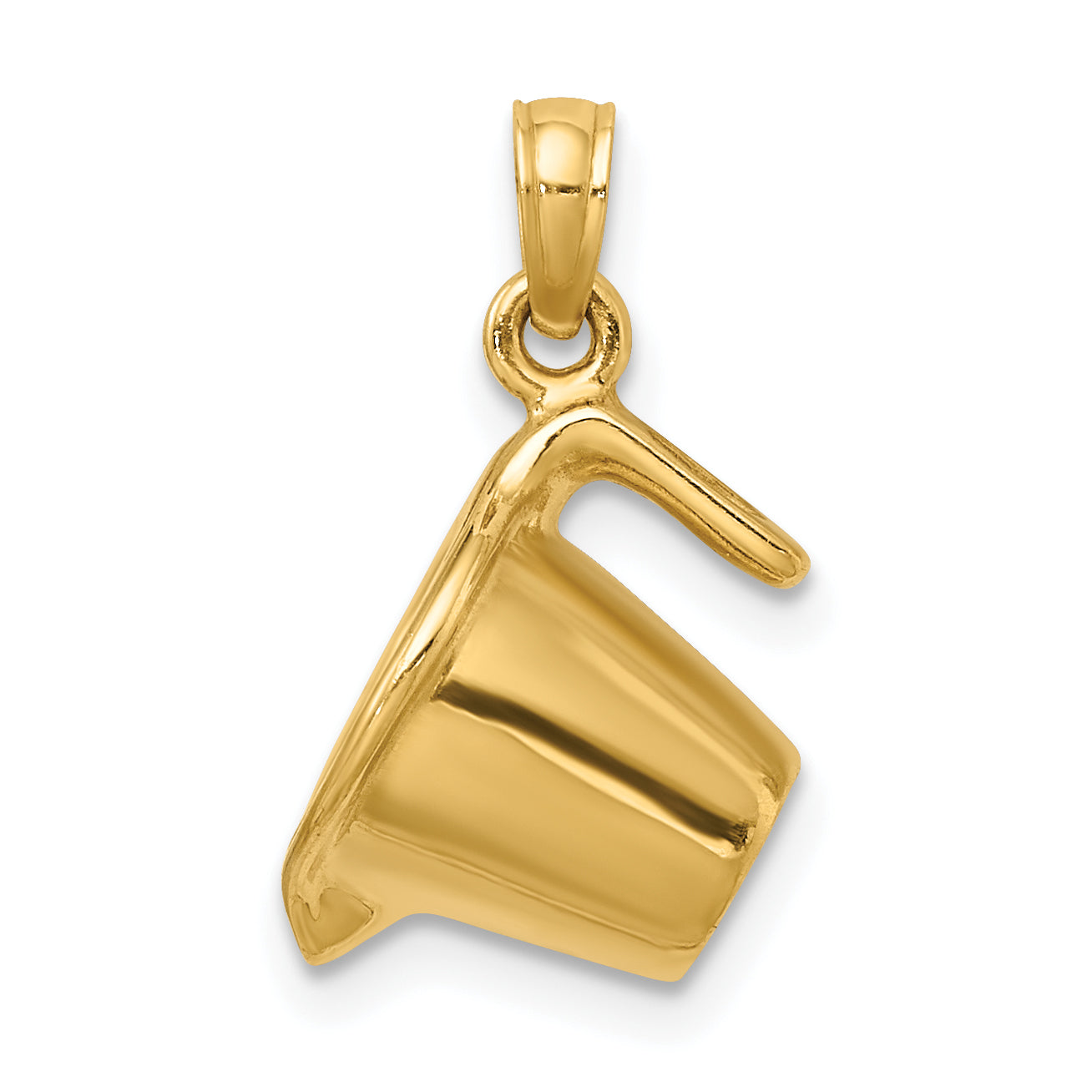 14K w/ Enamel 3-D Measuring Cup Charm