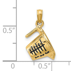 14K w/ Enamel 3-D Measuring Cup Charm