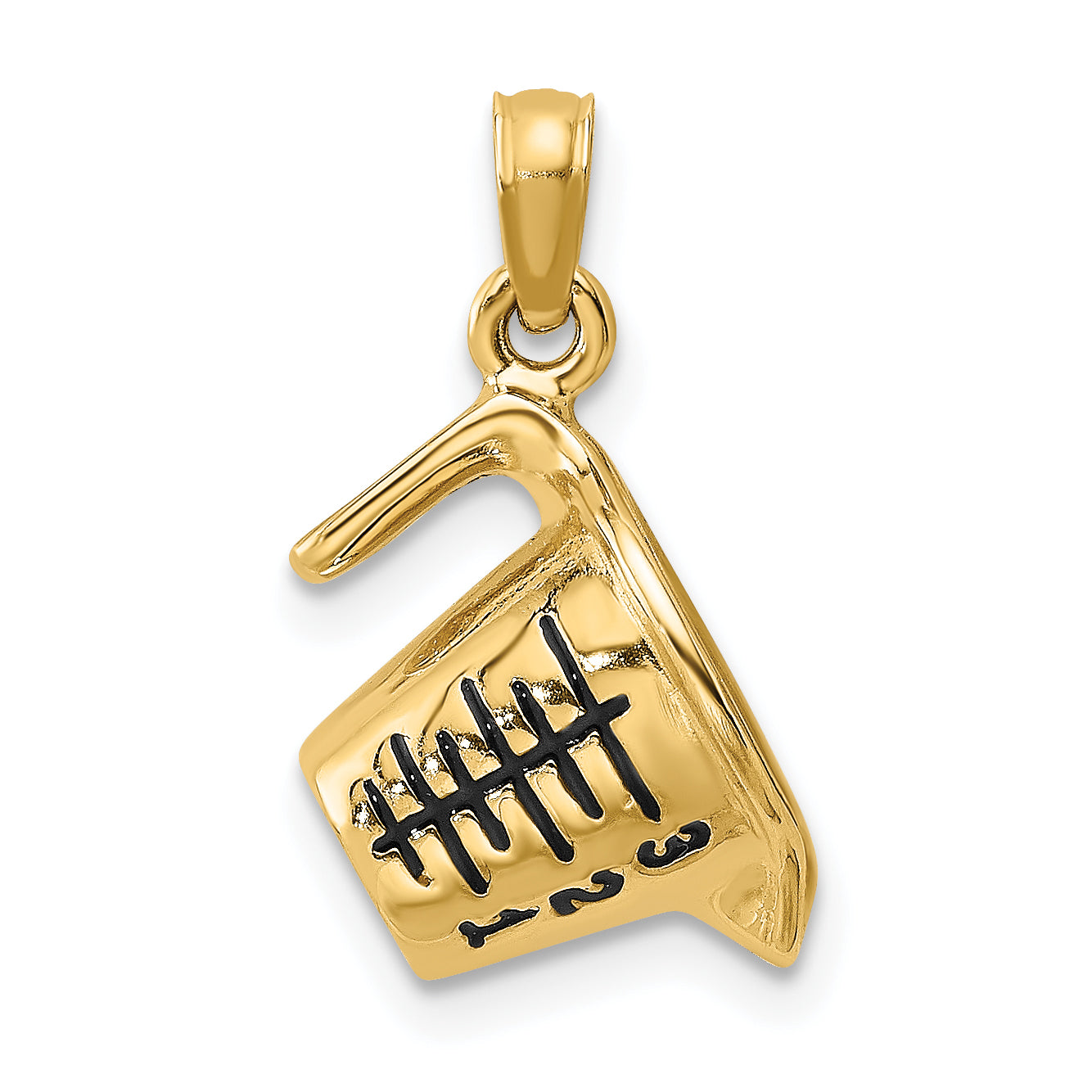 14K w/ Enamel 3-D Measuring Cup Charm Main image