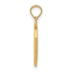14K W/ Red Enamel 3-D Cook Book Charm