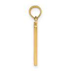 14K Enamel Mile Marker 0 / KEY WEST Charm