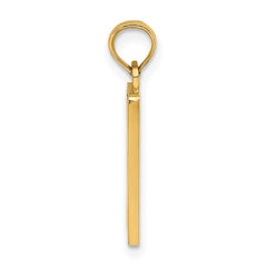 14K Enamel Mile Marker 0 / KEY WEST Charm