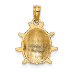 14K Enameled Ladybug Charm