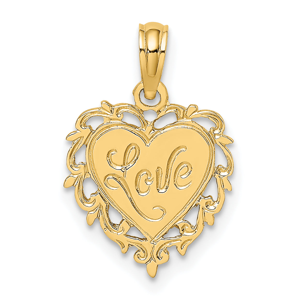 14K Love In Heart Charm Main image