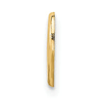 14K Polished Mini Floating Heart Slide