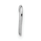 14K White Gold Mini Floating Heart Slide