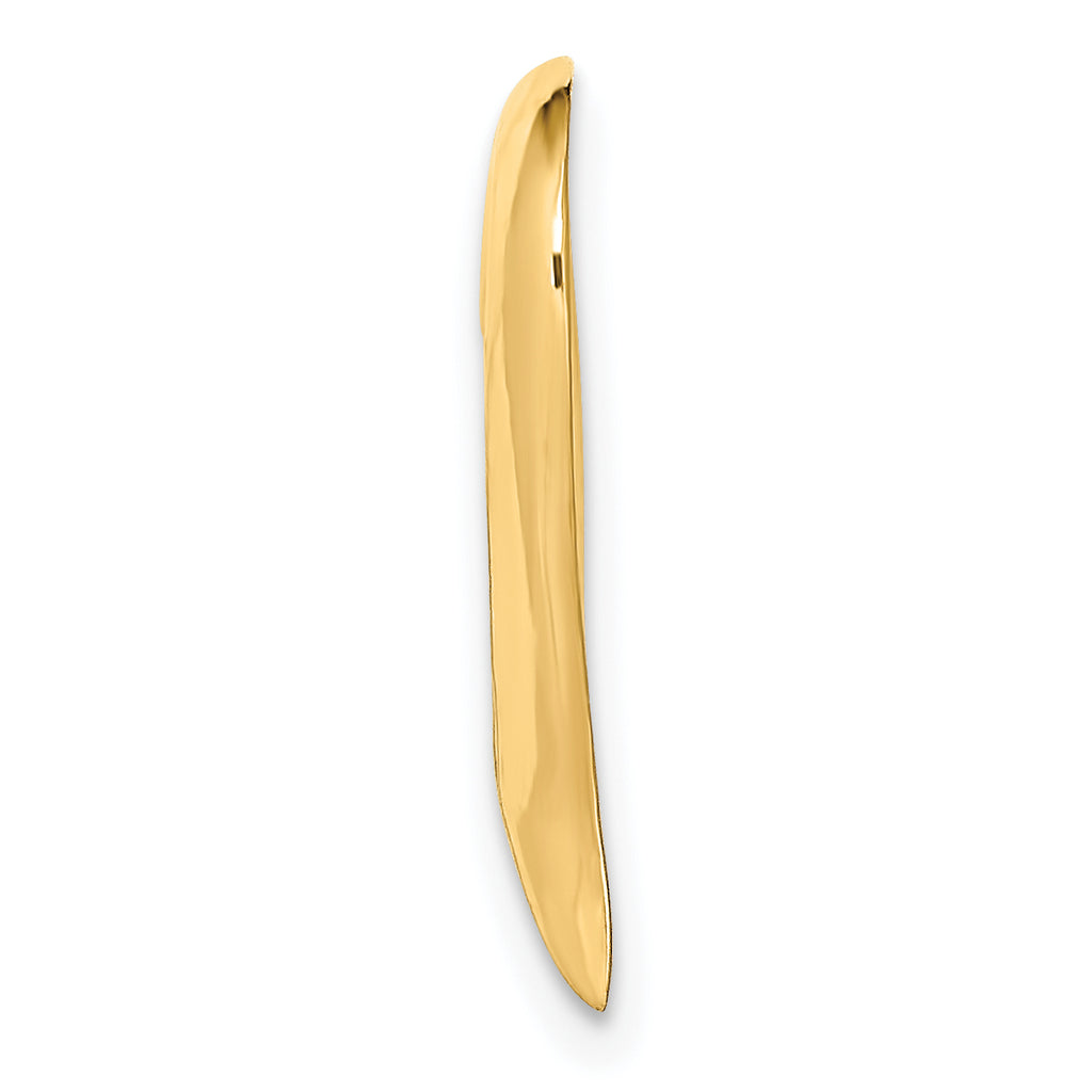14K Large Floating Heart Slide