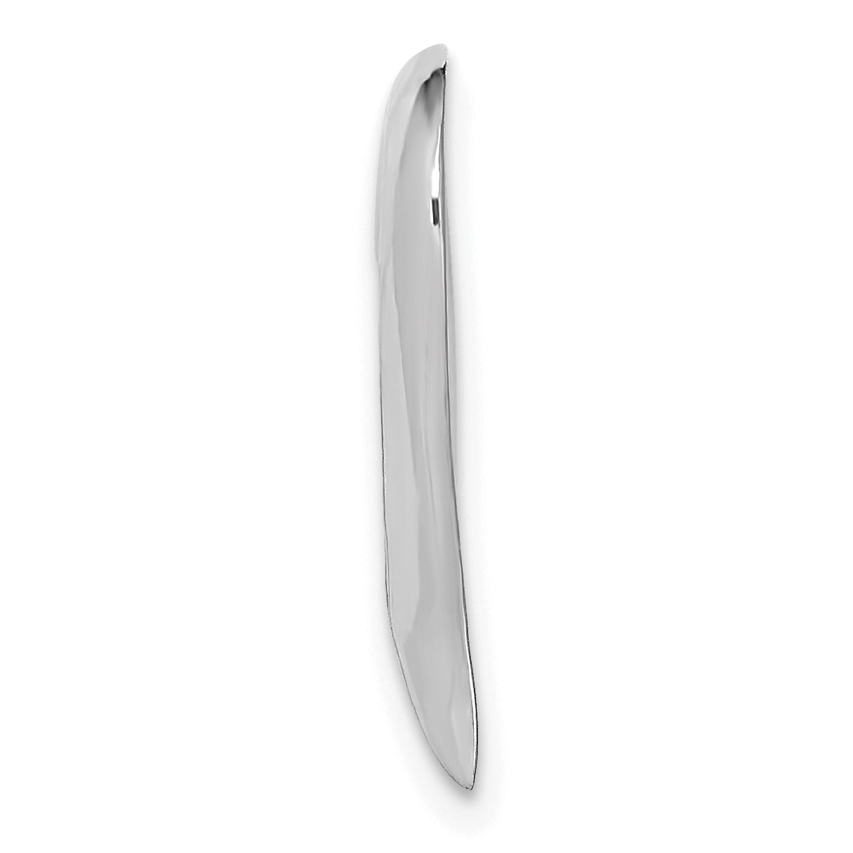 14K White Gold Large Floating Heart Slide Secondary image