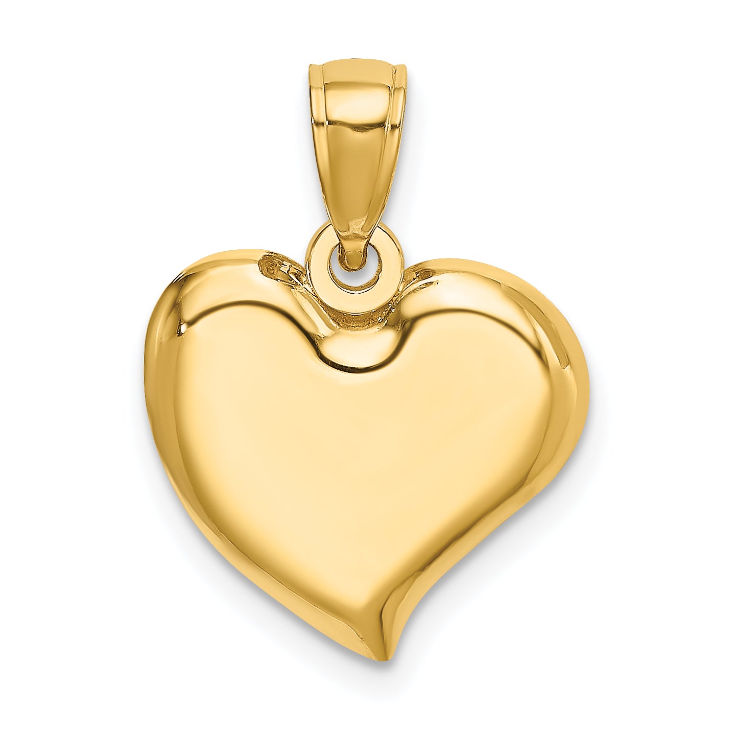 14K Polished Teardrop Heart Charm Main image