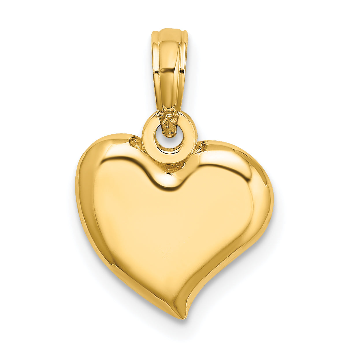 14K Polished Teardrop Heart Charm Main image