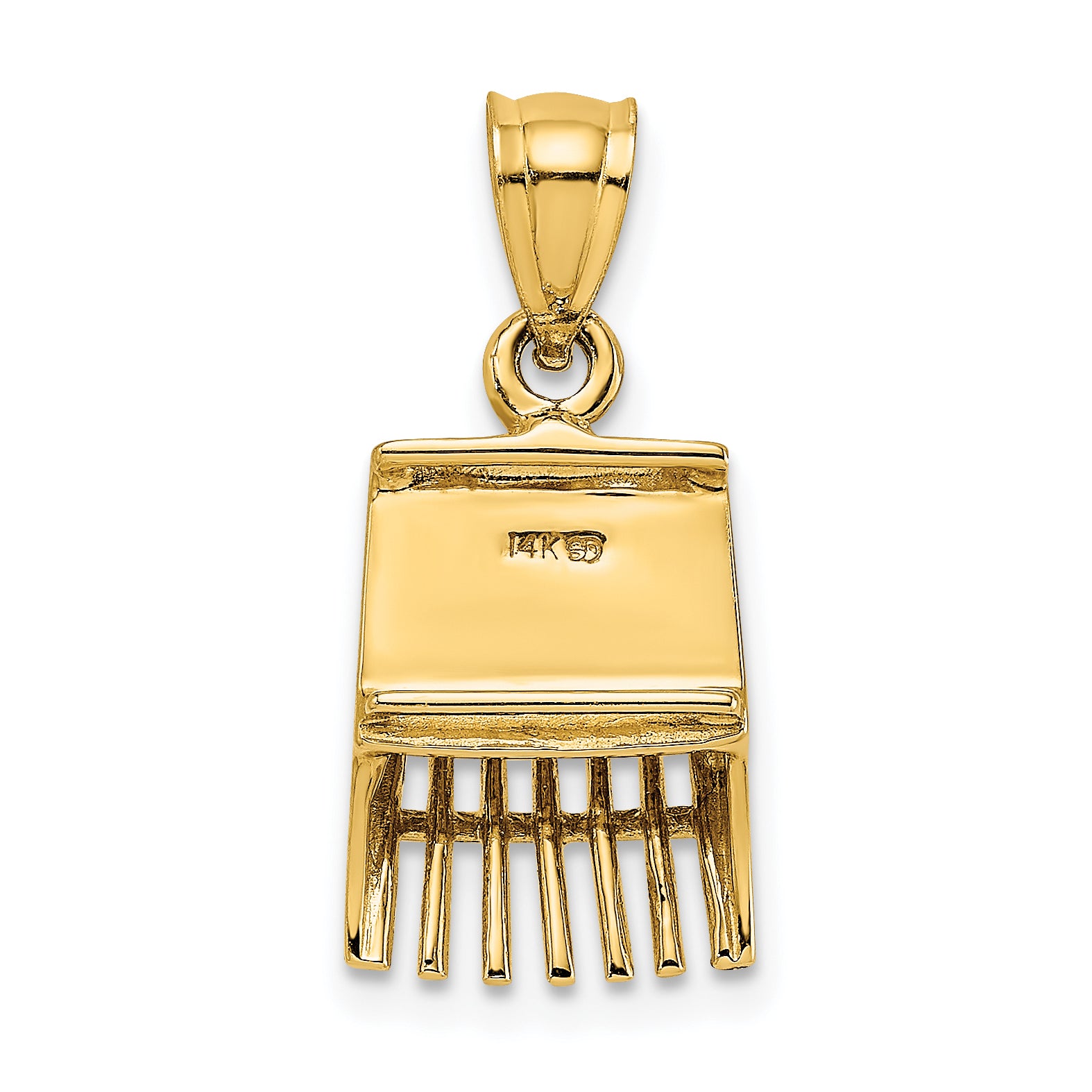 14K 3D Cranberry Scoop Charm Main image