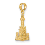14K 3D Chicago Water Tower Charm