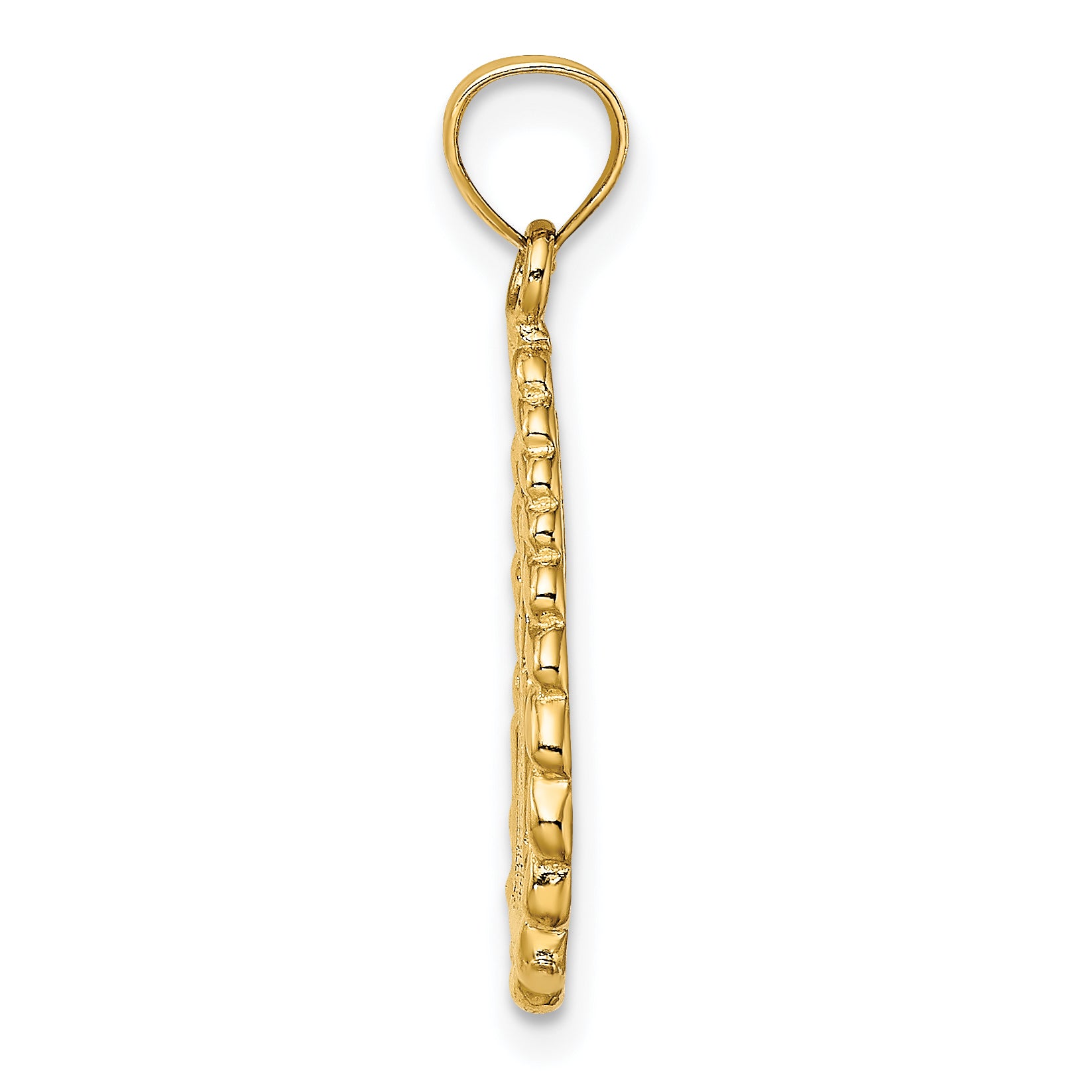 14K Chicago Skyline/Willis Tower Teardrop Charm Secondary image