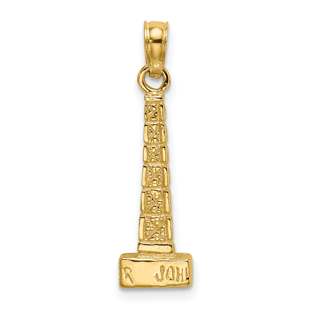 14K 3D John Hancock Building, Chicago Charm
