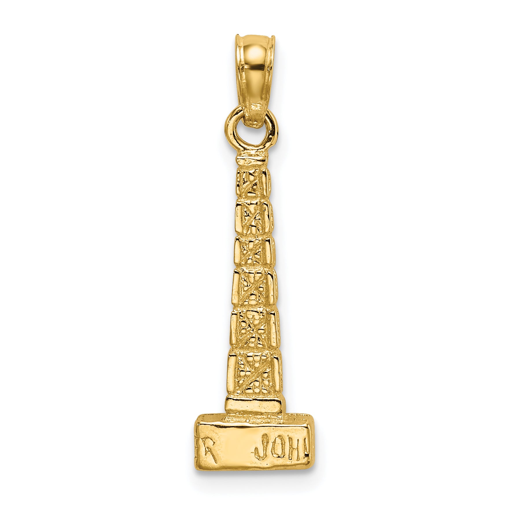 14K 3D John Hancock Building, Chicago Charm