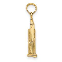 14K 3D WillisTower (Chicago) Charm