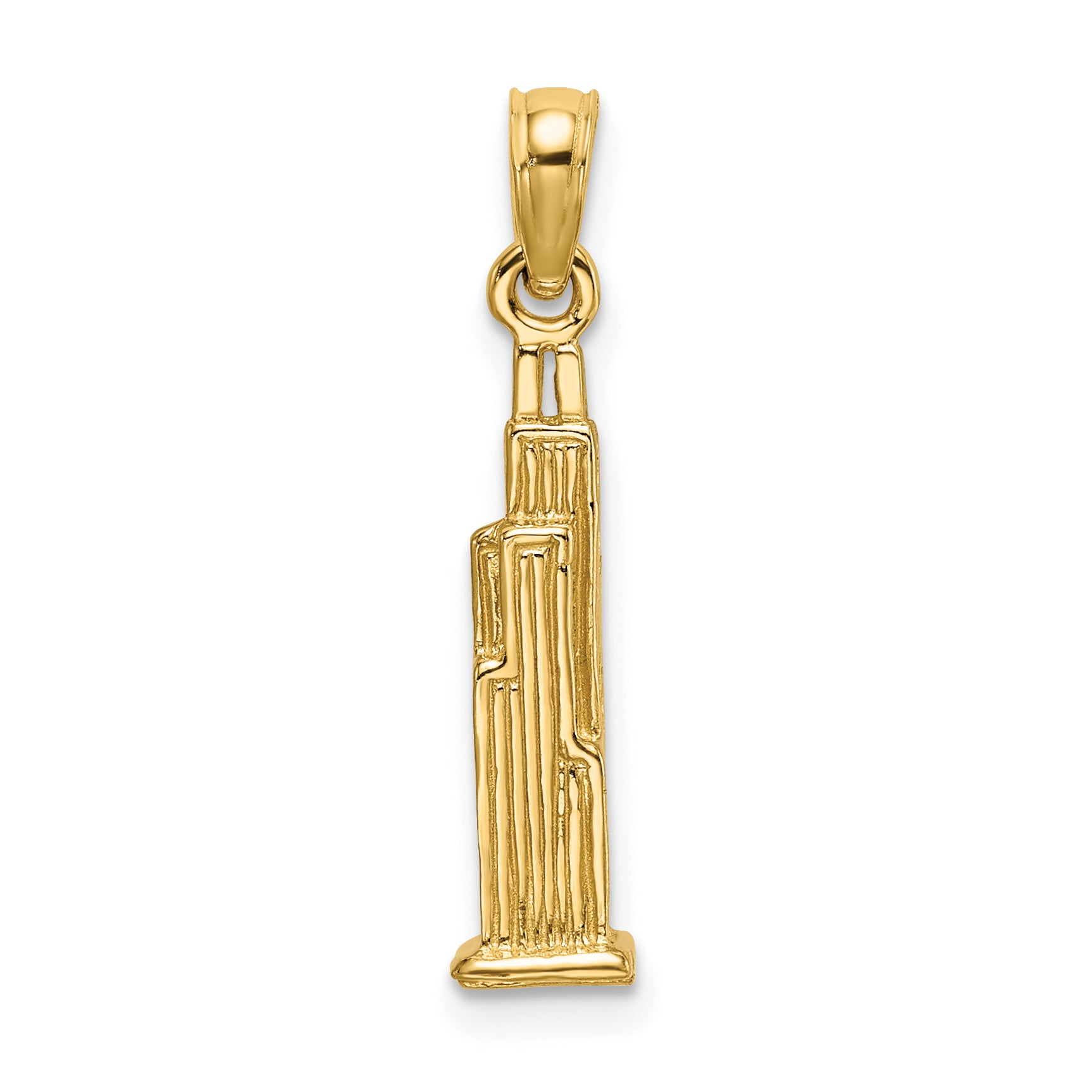 14K 3D WillisTower (Chicago) Charm Main image