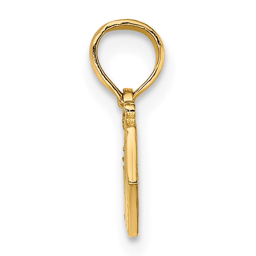 14K Wrapped Gift Box Charm