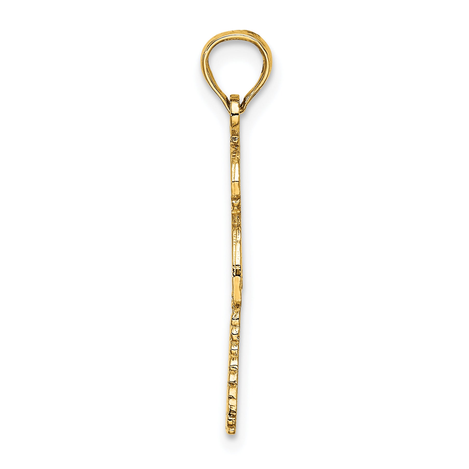 14K Palm Tree w/ Cactus Charm