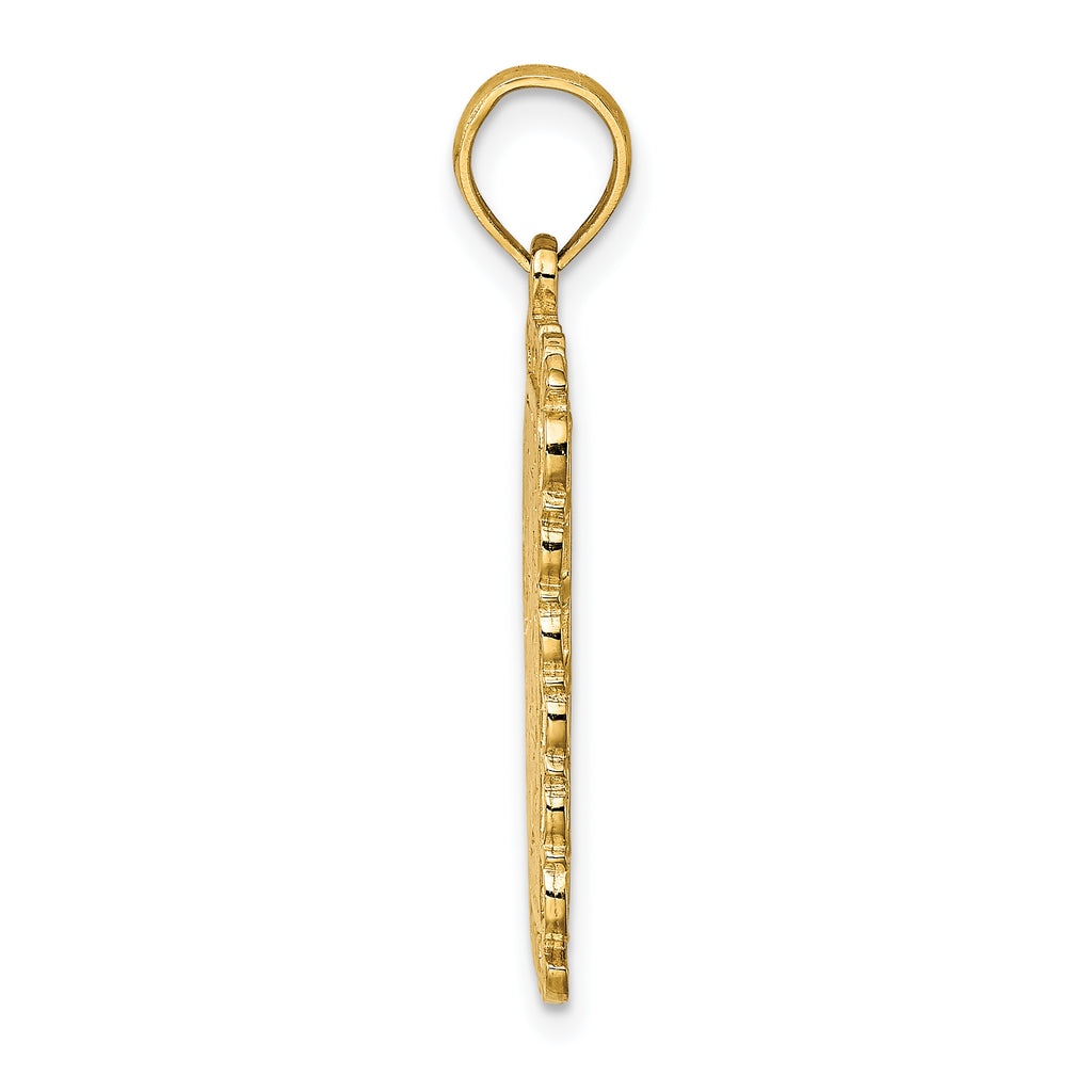 14K King Playing Card Charm