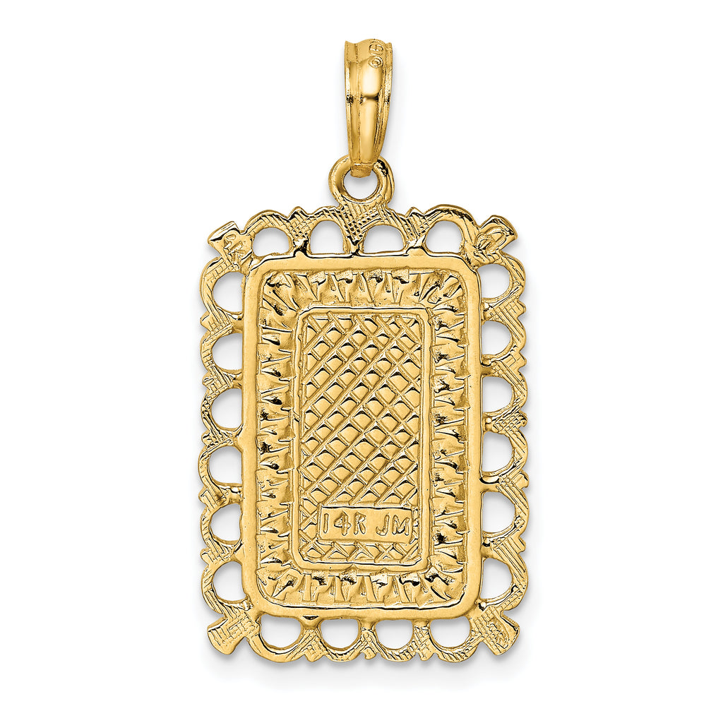 14K King Playing Card Charm