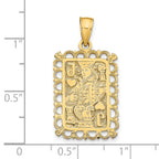 14K Jack of Hearts Pendant