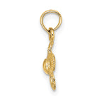 14k Mini Daisy Flower Charm
