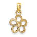 14k Mini Daisy Flower Charm
