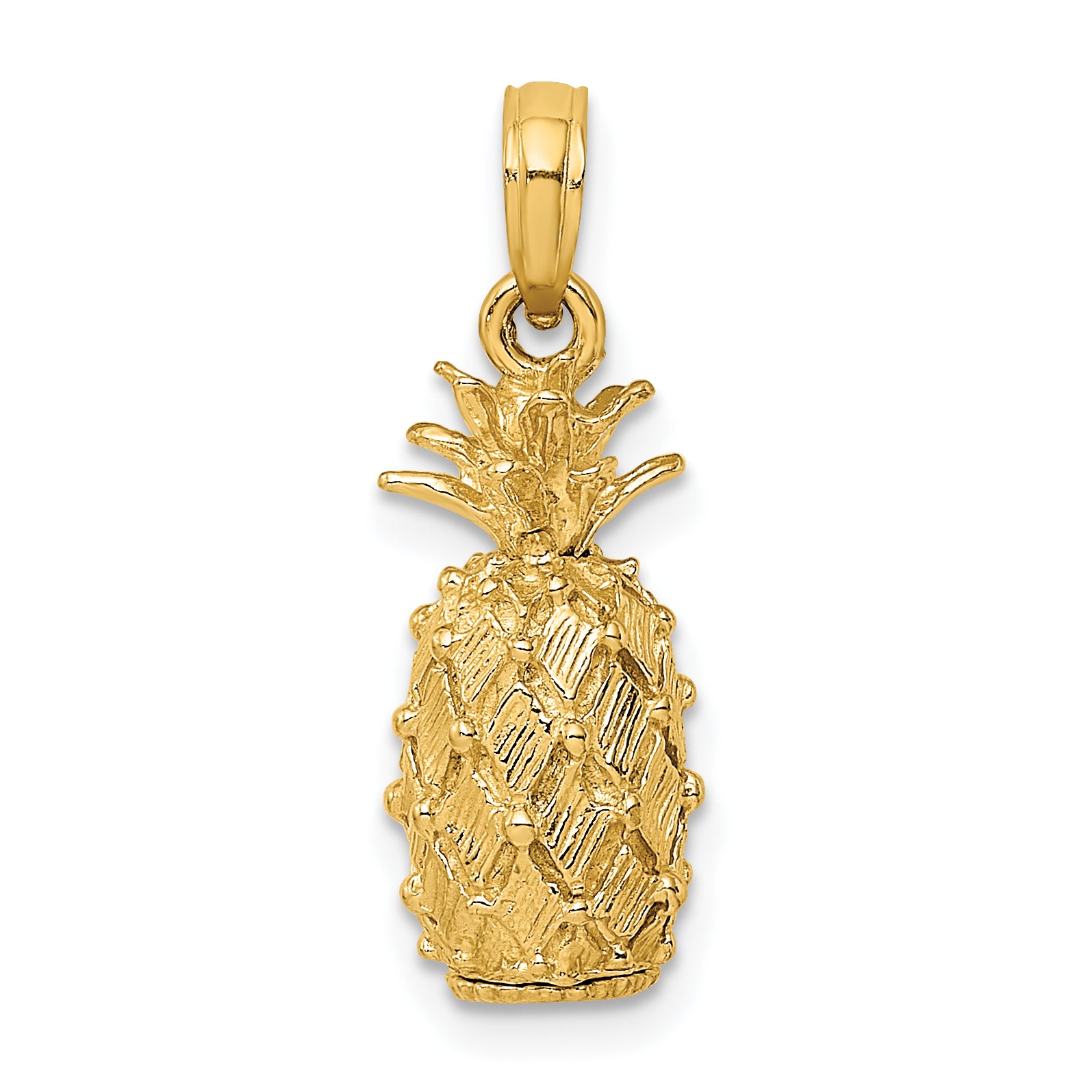14K 3-D Pineapple Charm Main image