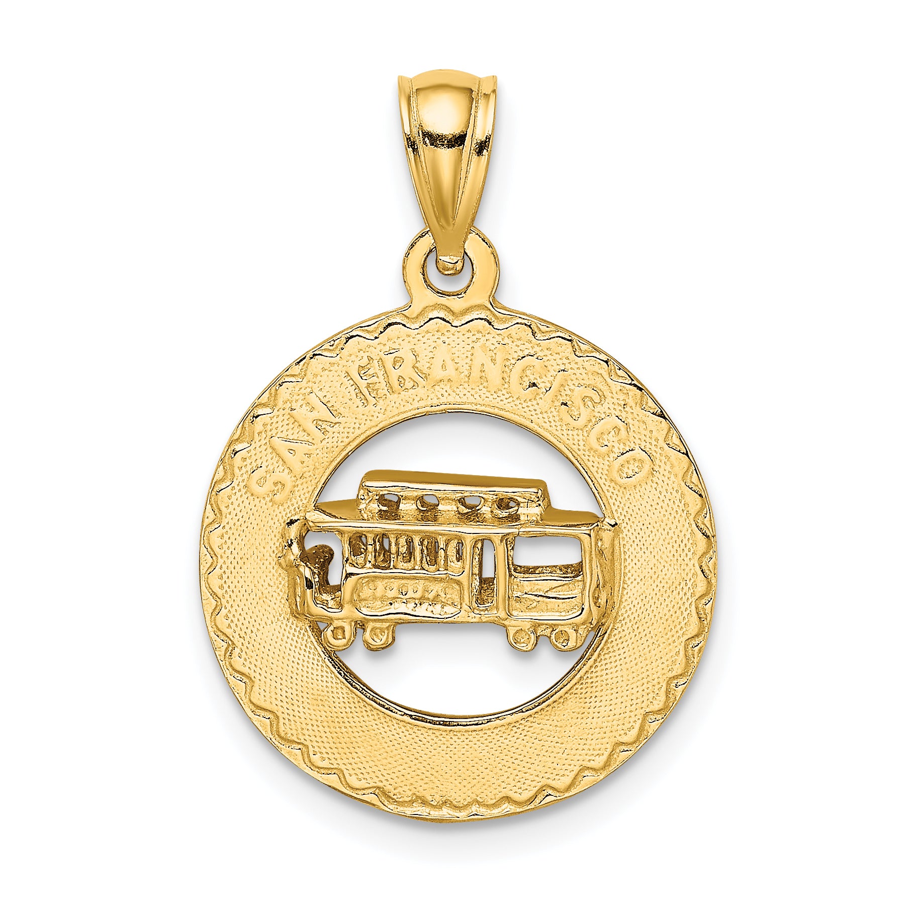 14K SAN FRANCISCO w/Cable Car Charm Main image