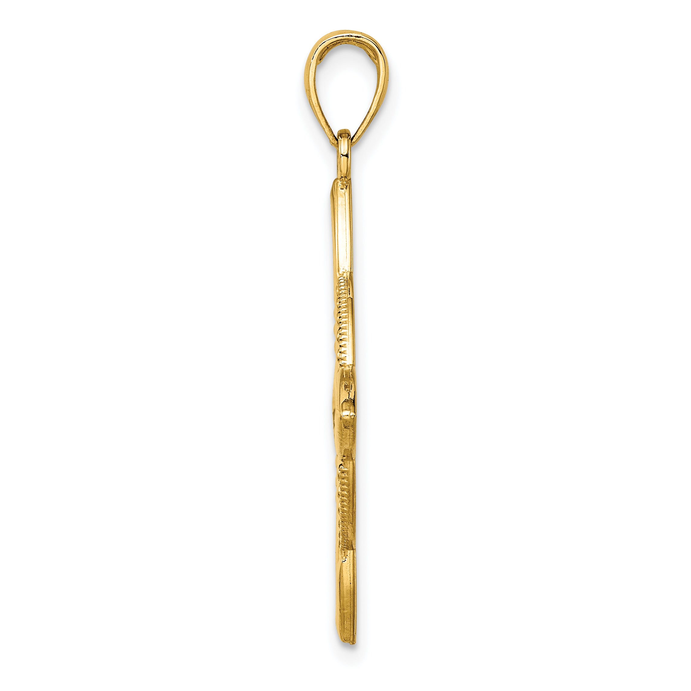 14k Large Celtic Eternity Knot Charm Secondary image