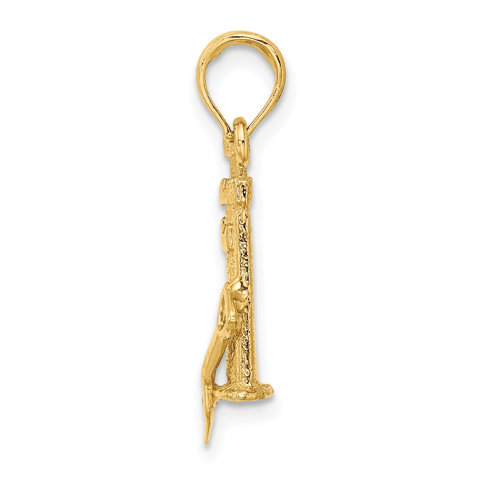 14K 3-D Sand Castle w/ Shovel Charm