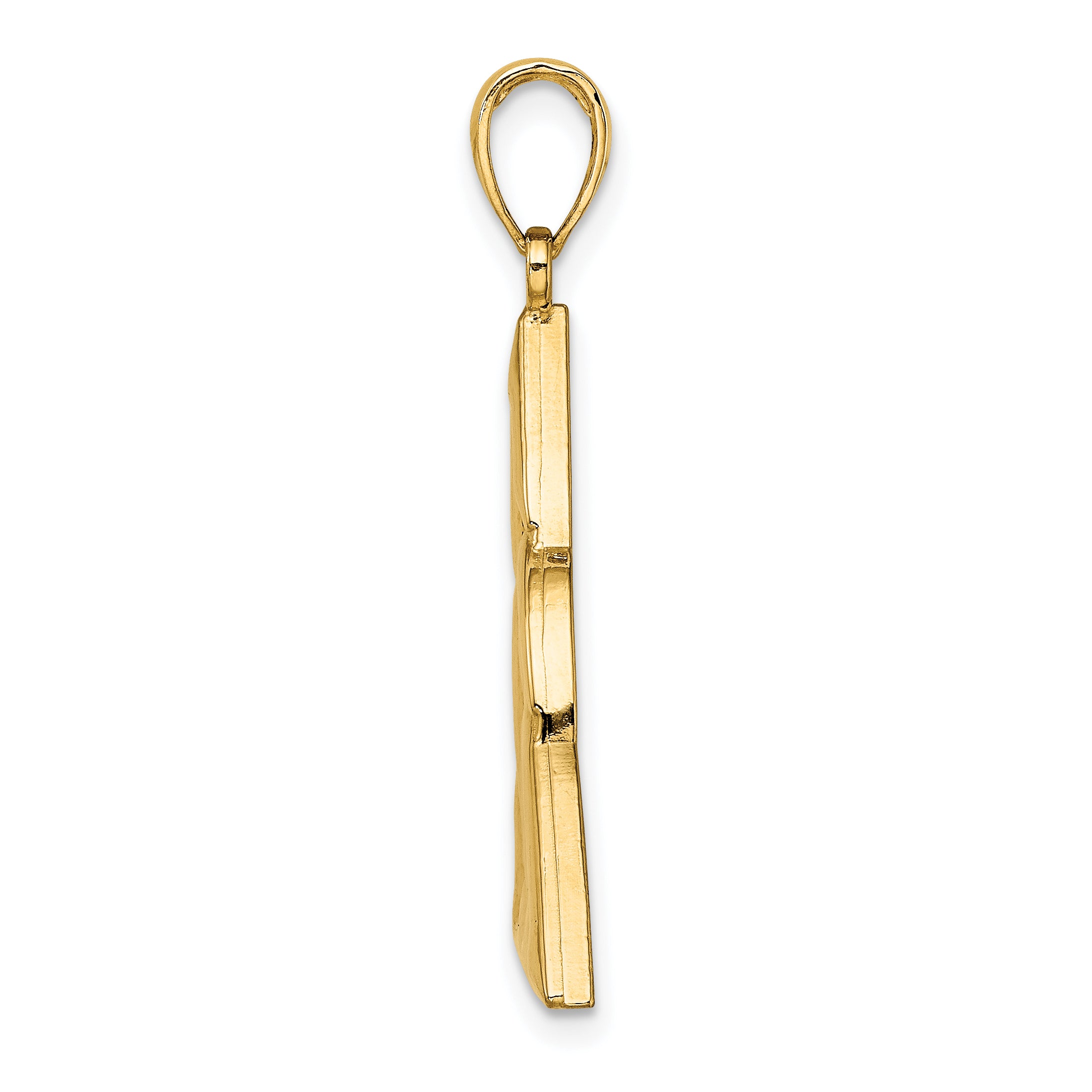 14K Polished Large Celtic Trinity Knot Charm Secondary image