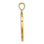 14K Large Celtic Knot Heart Charm