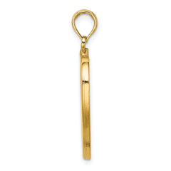 14K Large Celtic Knot Heart Charm