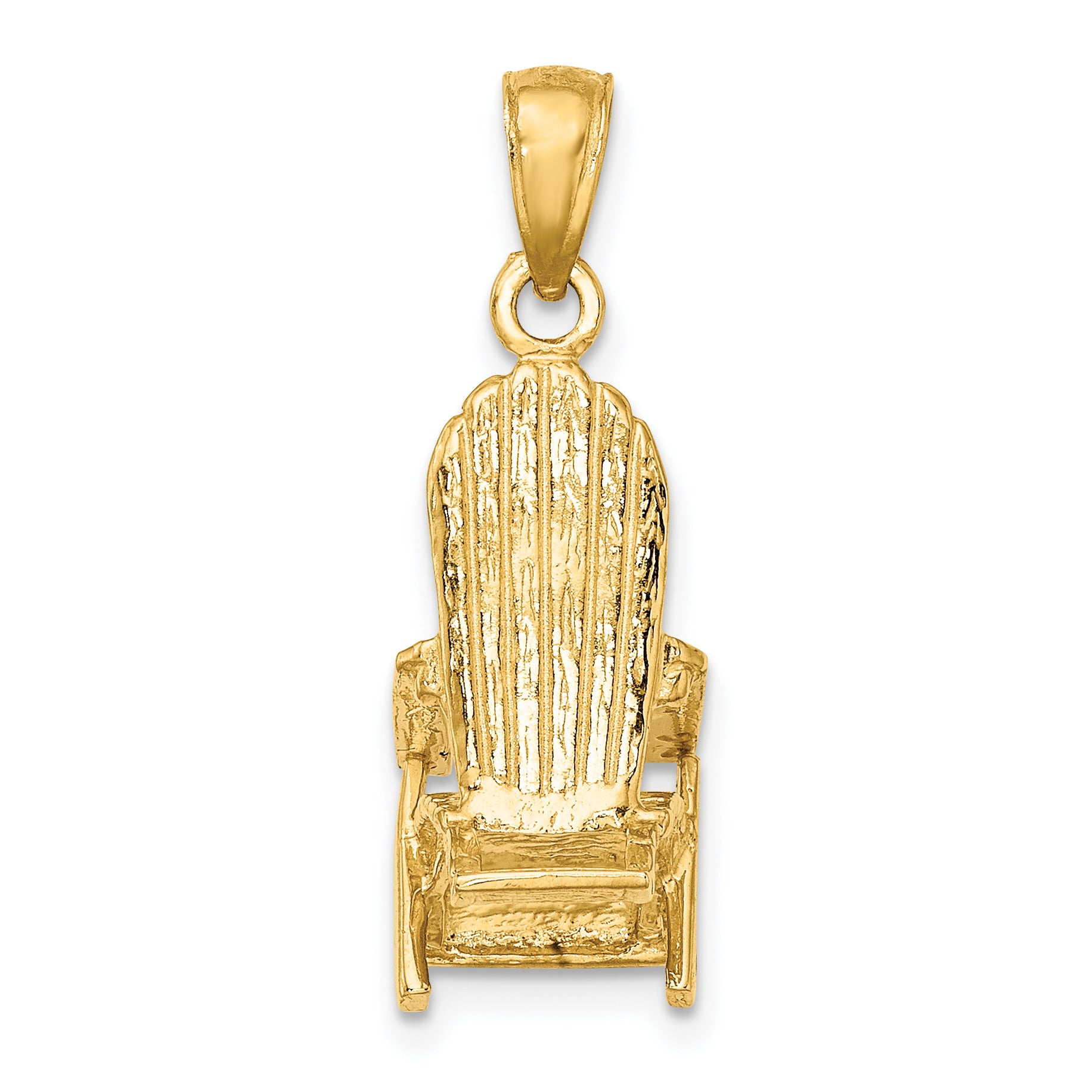 14K 3-D Beach Chair Charm