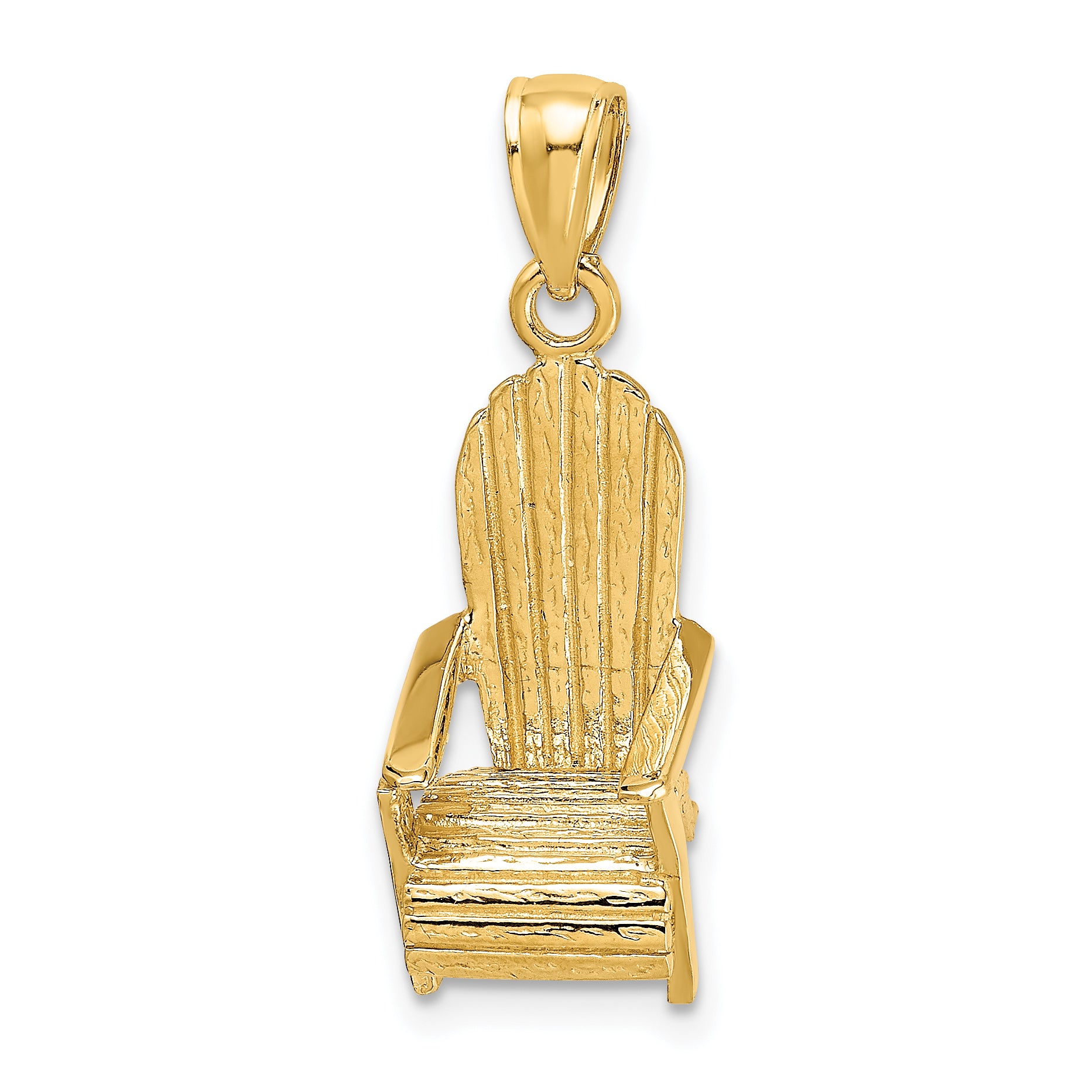 14K 3-D Beach Chair Charm