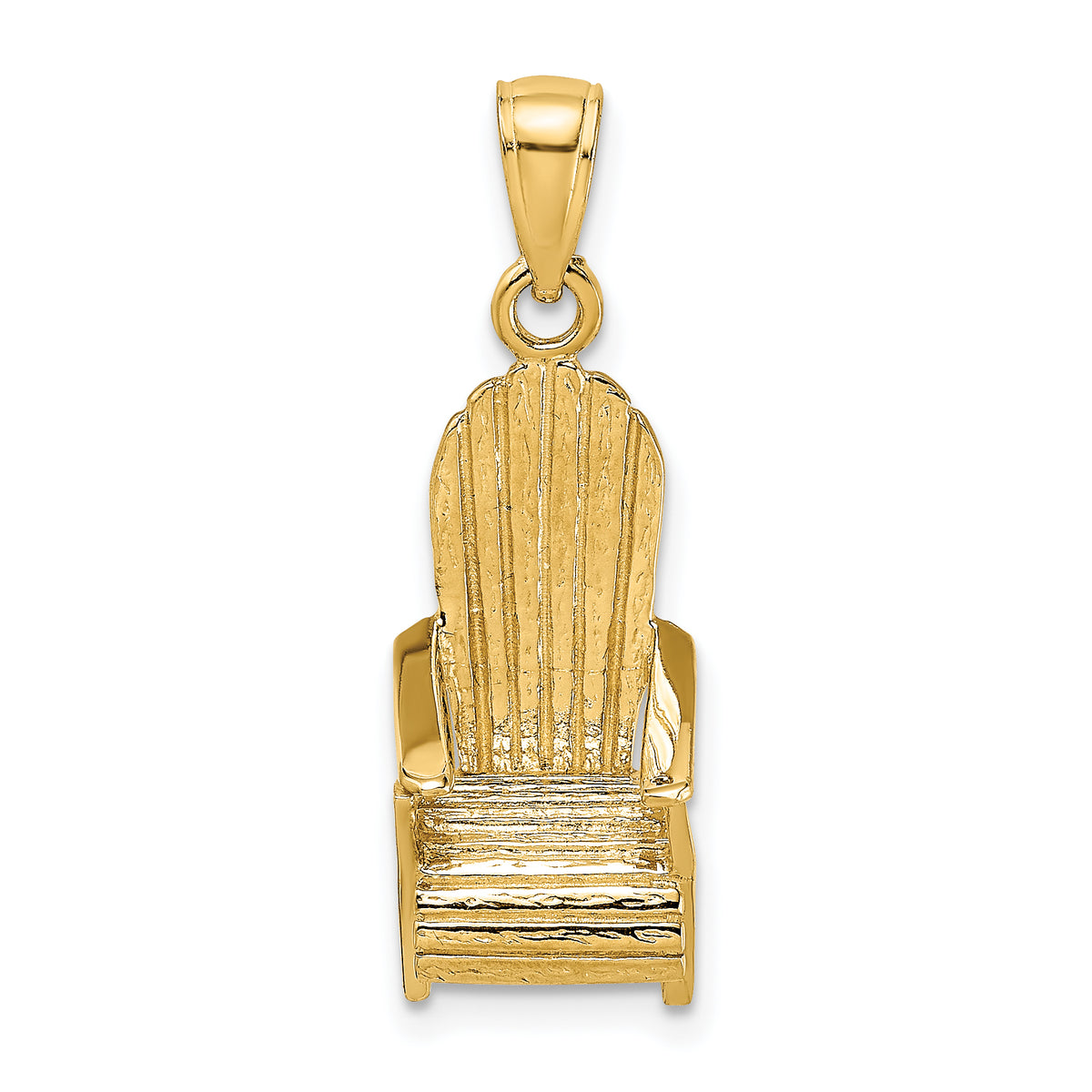 14K 3-D Beach Chair Charm