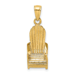 14K 3-D Beach Chair Charm