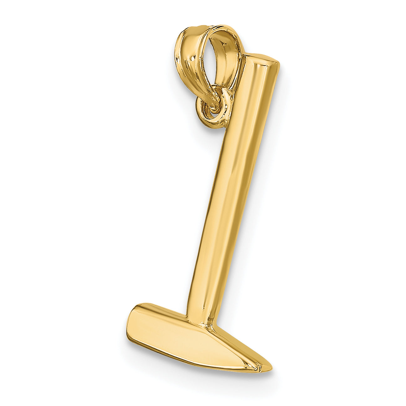 14K 3-D Hammer Charm