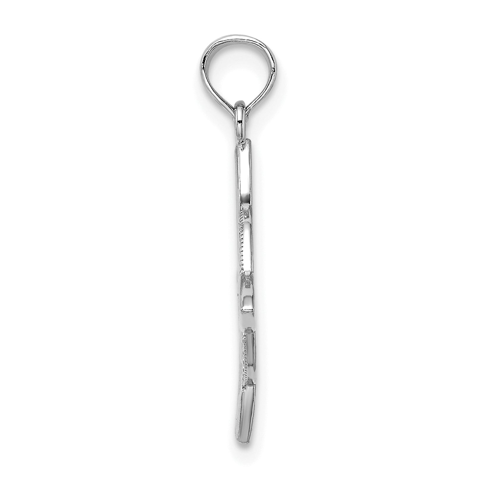14k White Gold Small Celtic Eternity Knot Charm Secondary image