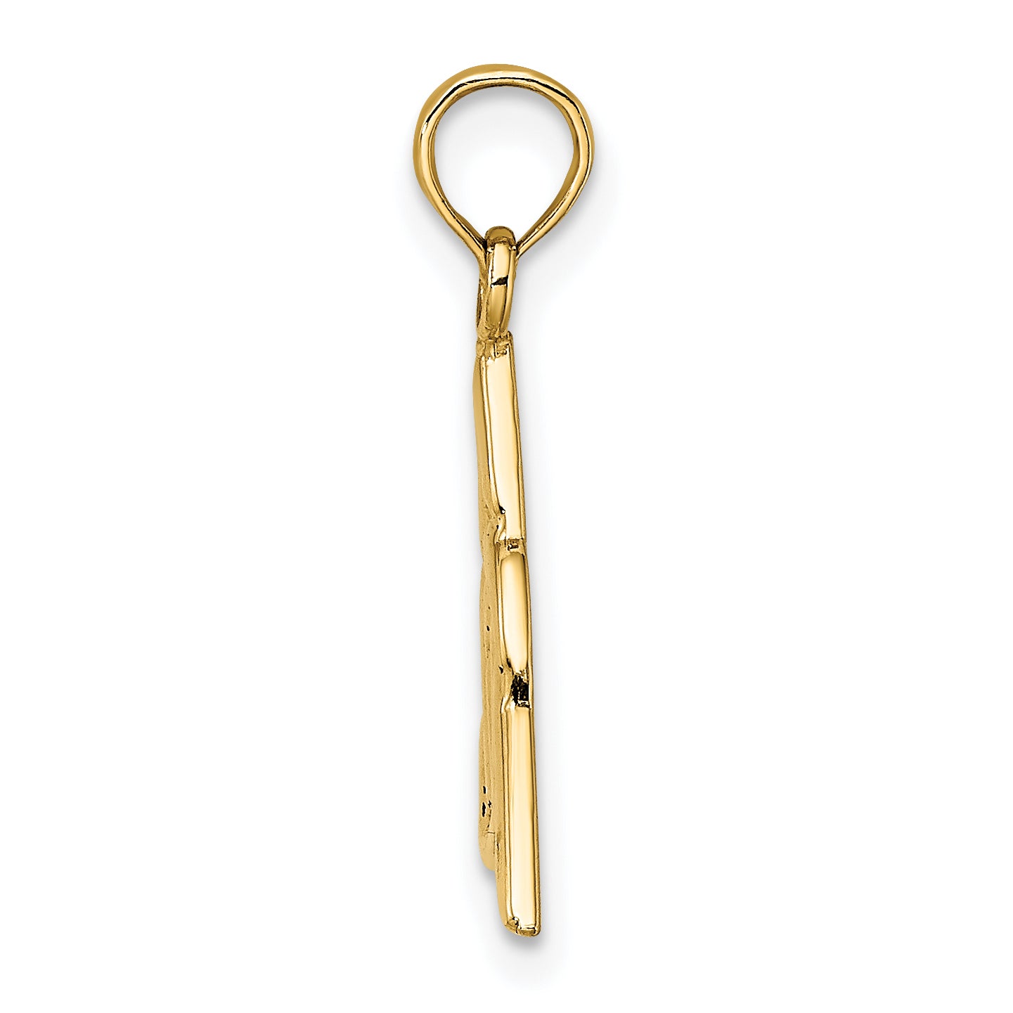 14k Small Celtic Trinity Knot Charm Secondary image