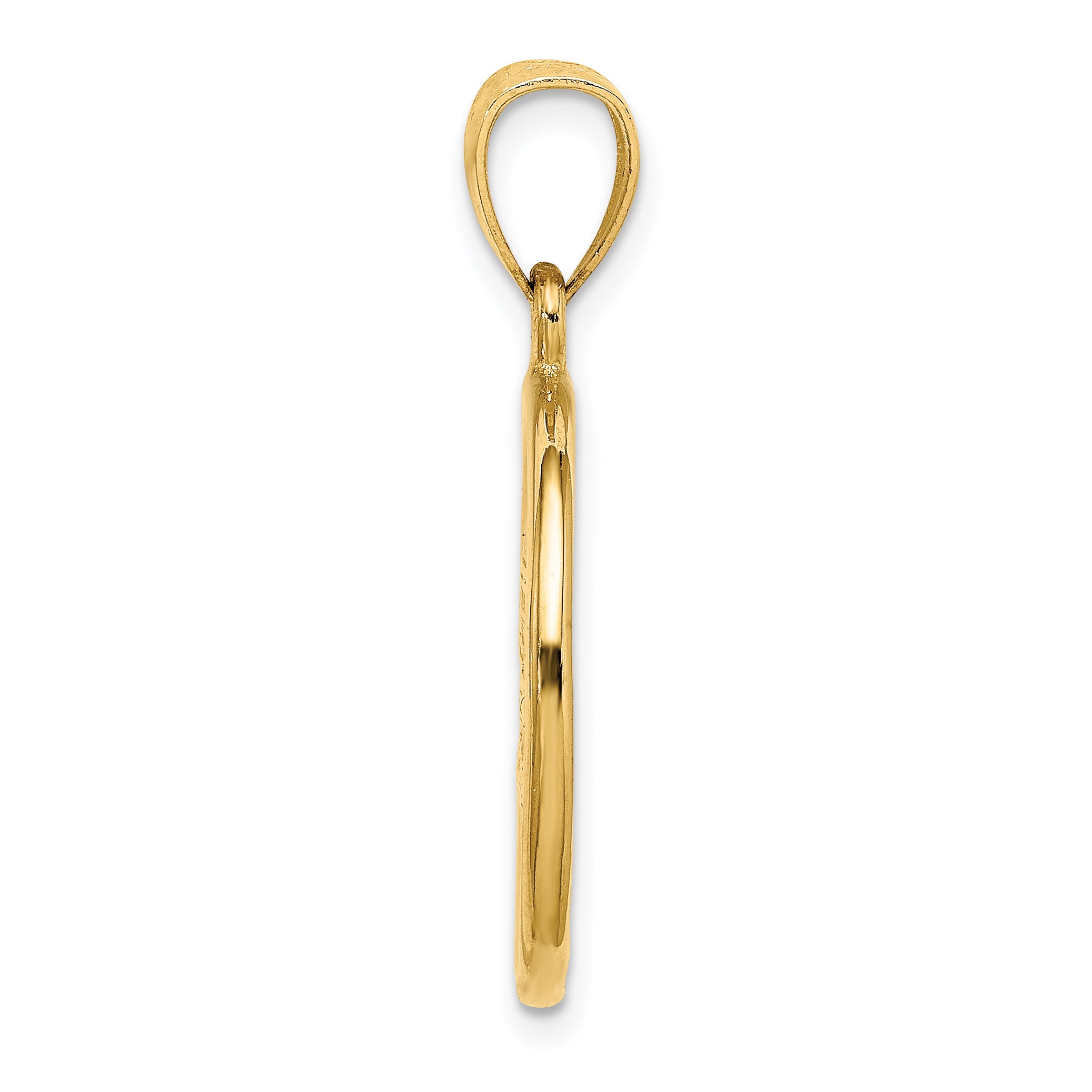 14K Washington D.C. Skyline Circle Charm Secondary image