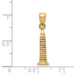 14K 3D Washington Monument Charm