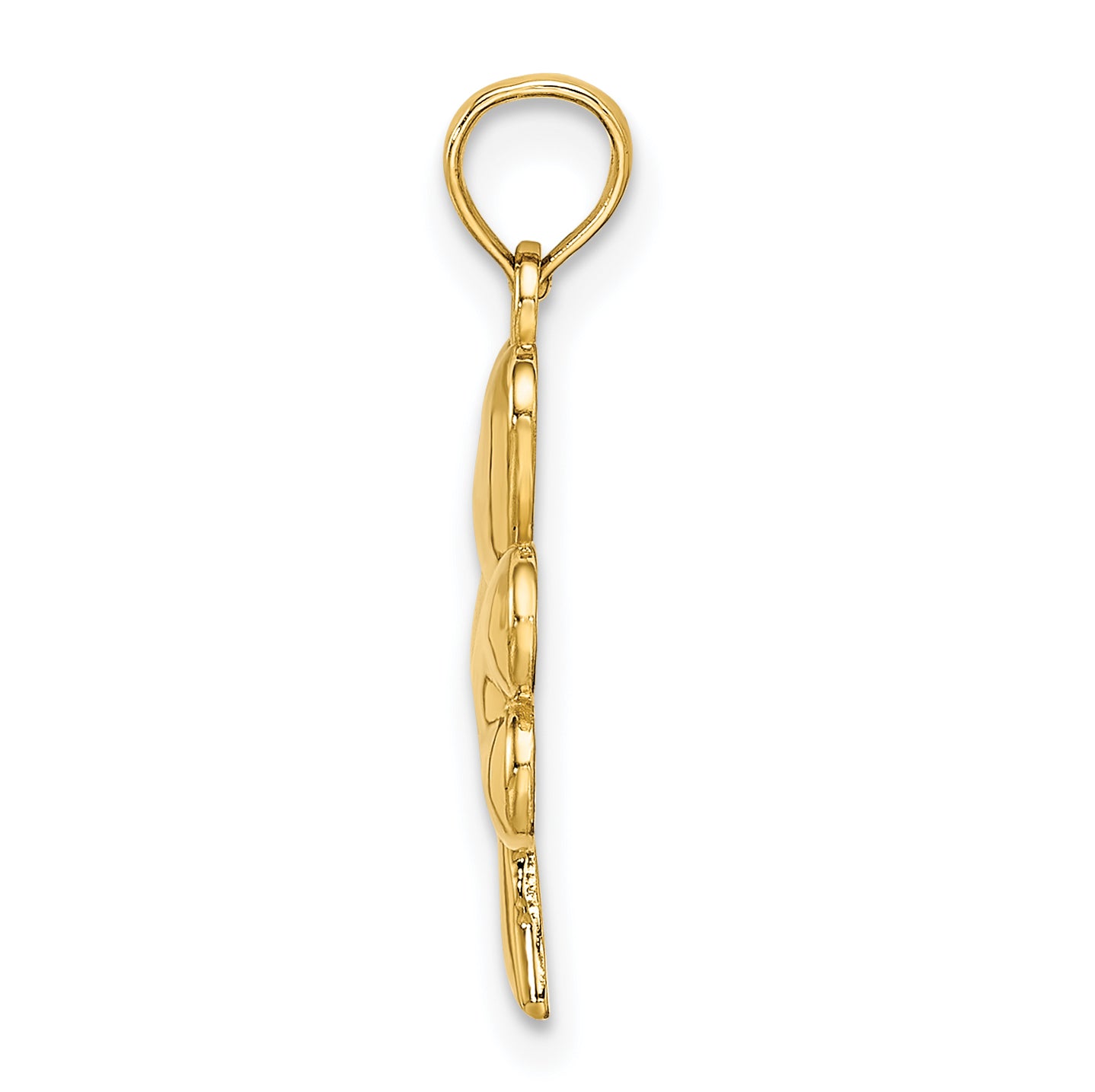 14K 3-Leaf Clover Charm Secondary image