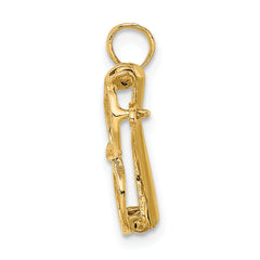 14K 3-D Moveable Glasses Charm