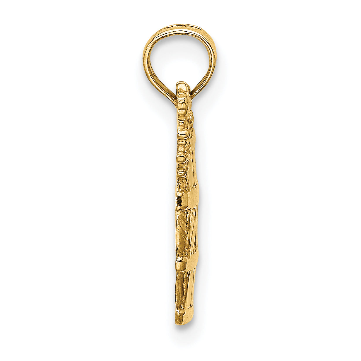 Wine Barrel with Grapes Charm in 14K Yellow Gold, 12mm Secondary image