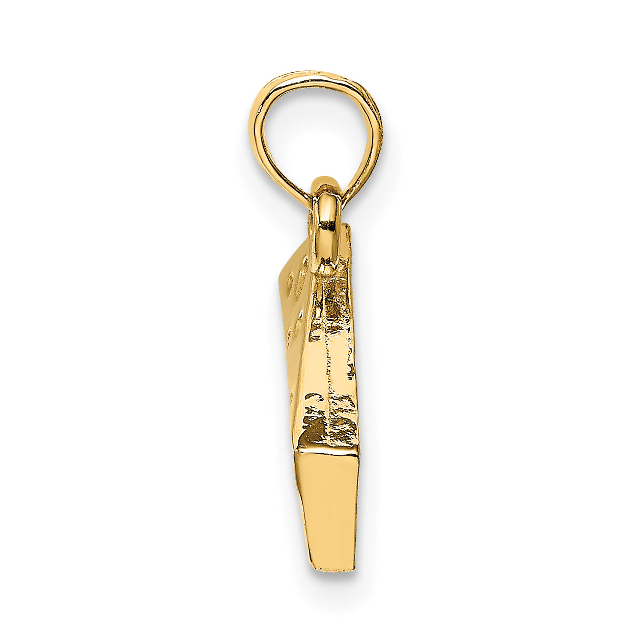 14K Cheese Wedge Charm Secondary image